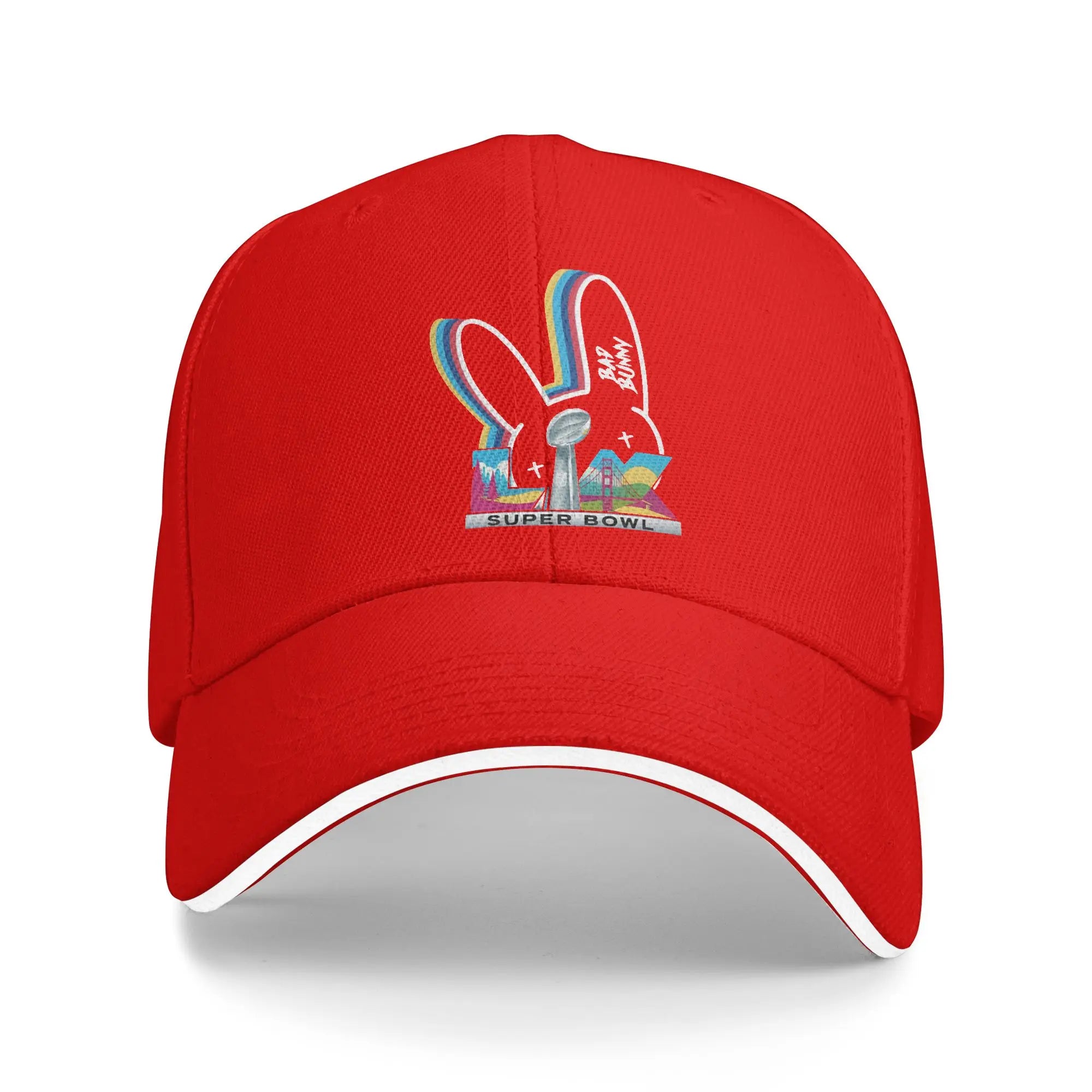 Benito Bowl Puerto Rican Bad Bunny Baseball Cap  Running Hippie Fashion Print Sun Trucker Hat Women Men Hot Sale Baseball Caps