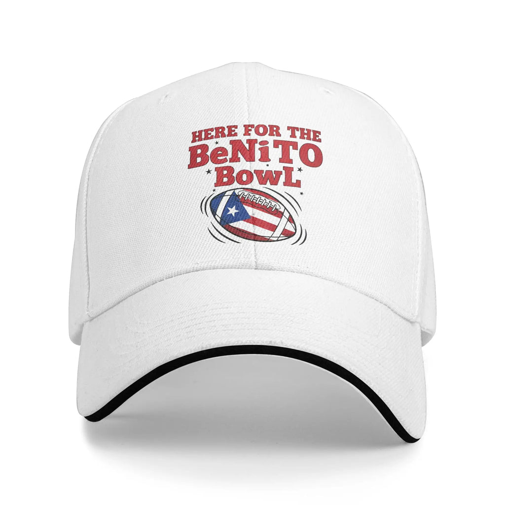 Puerto Rico Football Sandwich Hat ,Sport,Baseball Caps Benito Bowl Bad Bunny Sandwich Hat Adjustable Racing Cap Summer Cap