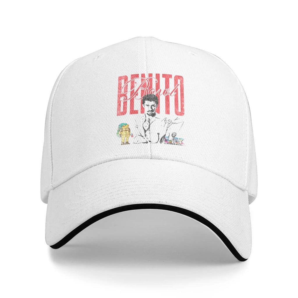Puerto Rico Football Sandwich Hat ,Sport,Baseball Caps Benito Bowl Bad Bunny Sandwich Hat Adjustable Racing Cap Summer Cap