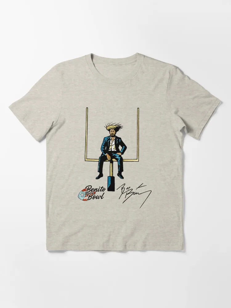 Benito Bowl Bad Bunny Puerto Rico Football Bad Bunny Football 2026 Summer Luxury Fashion Men's Women's Cotton Oversized T-shirt