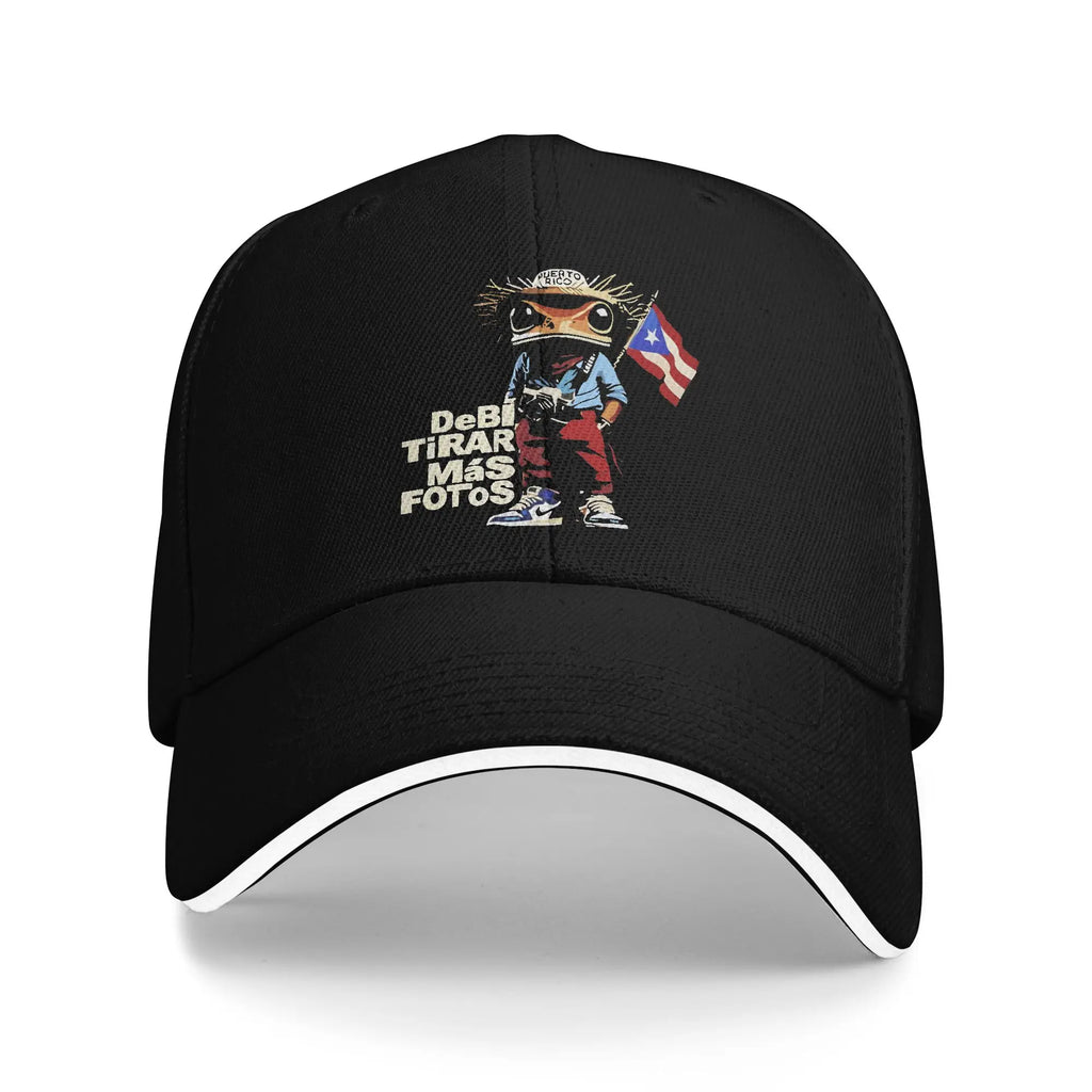 Puerto Rico Bad Bunny Debi Tirar Mas Fotos Sandwich Hat  Baseball Caps Snapback Caps Benito Bowl Sun Hat Adjustable Racing Cap