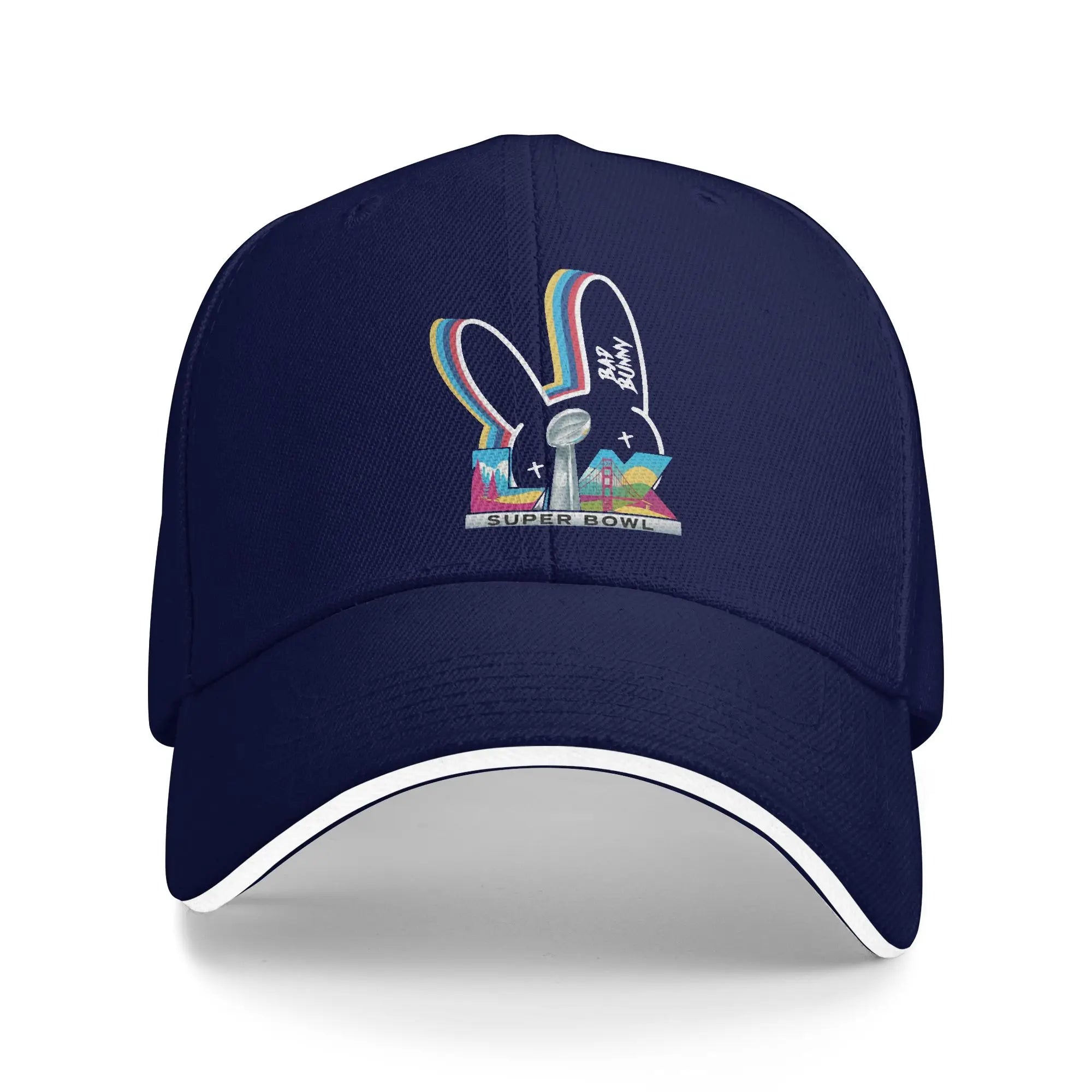 Benito Bowl Puerto Rican Bad Bunny Baseball Cap  Running Hippie Fashion Print Sun Trucker Hat Women Men Hot Sale Baseball Caps