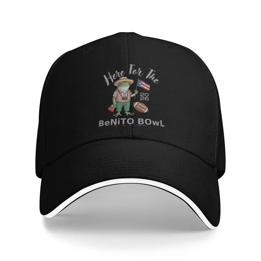 Puerto Rico Football Sandwich Hat ,Sport,Baseball Caps Benito Bowl Bad Bunny Sandwich Hat Adjustable Racing Cap Summer Cap
