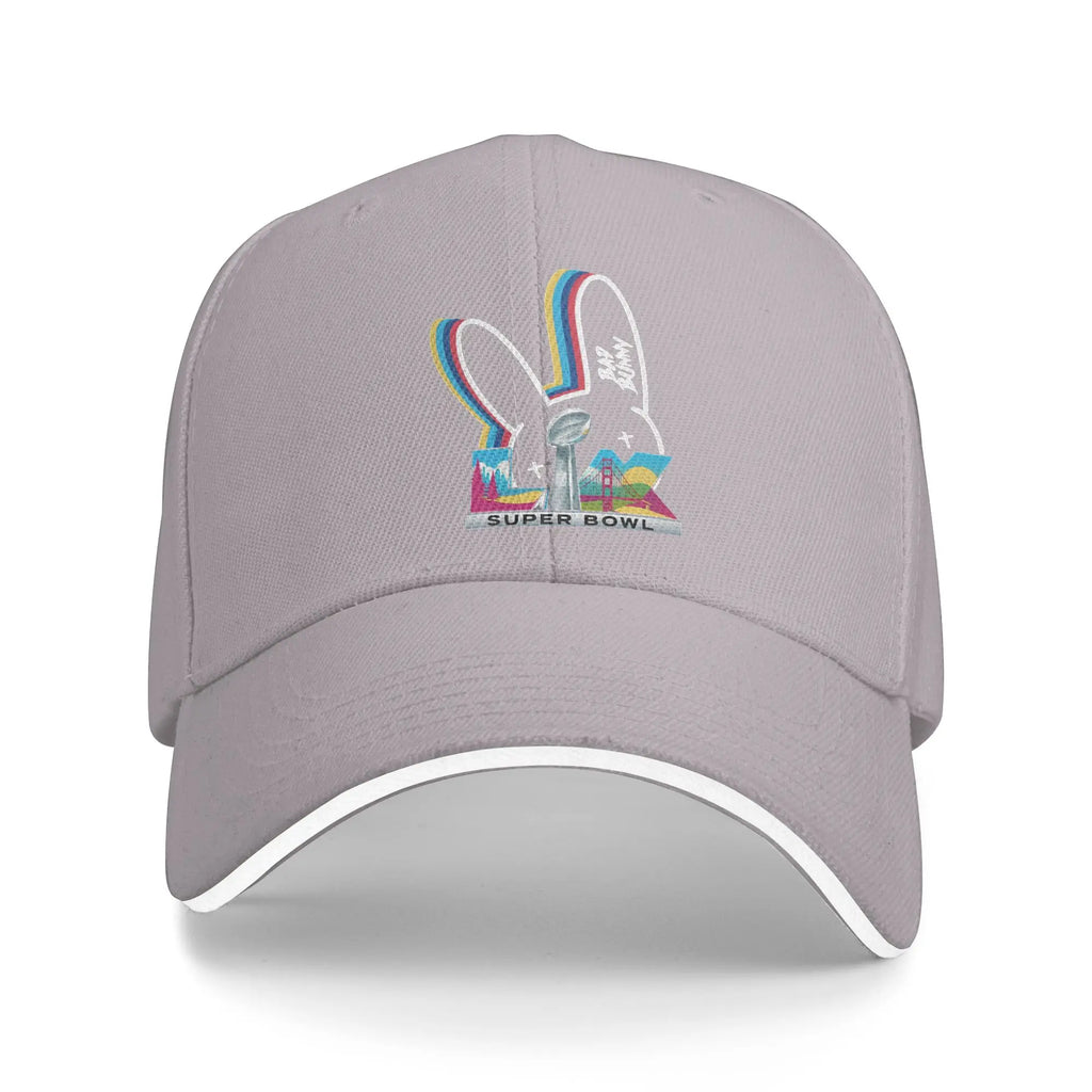 Benito Bowl Puerto Rican Bad Bunny Baseball Cap  Running Hippie Fashion Print Sun Trucker Hat Women Men Hot Sale Baseball Caps