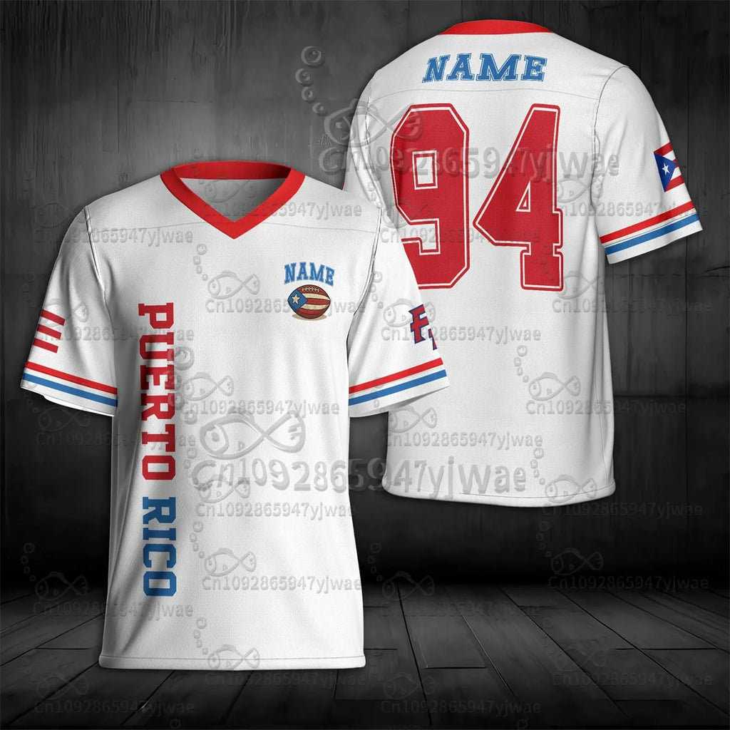 Benito Puerto Rico Rugby Jersey Benito Bowl LX Halftime 2026 Jersey Here For The Benito V-Neck Top Kid'S Parent-Child Clothing