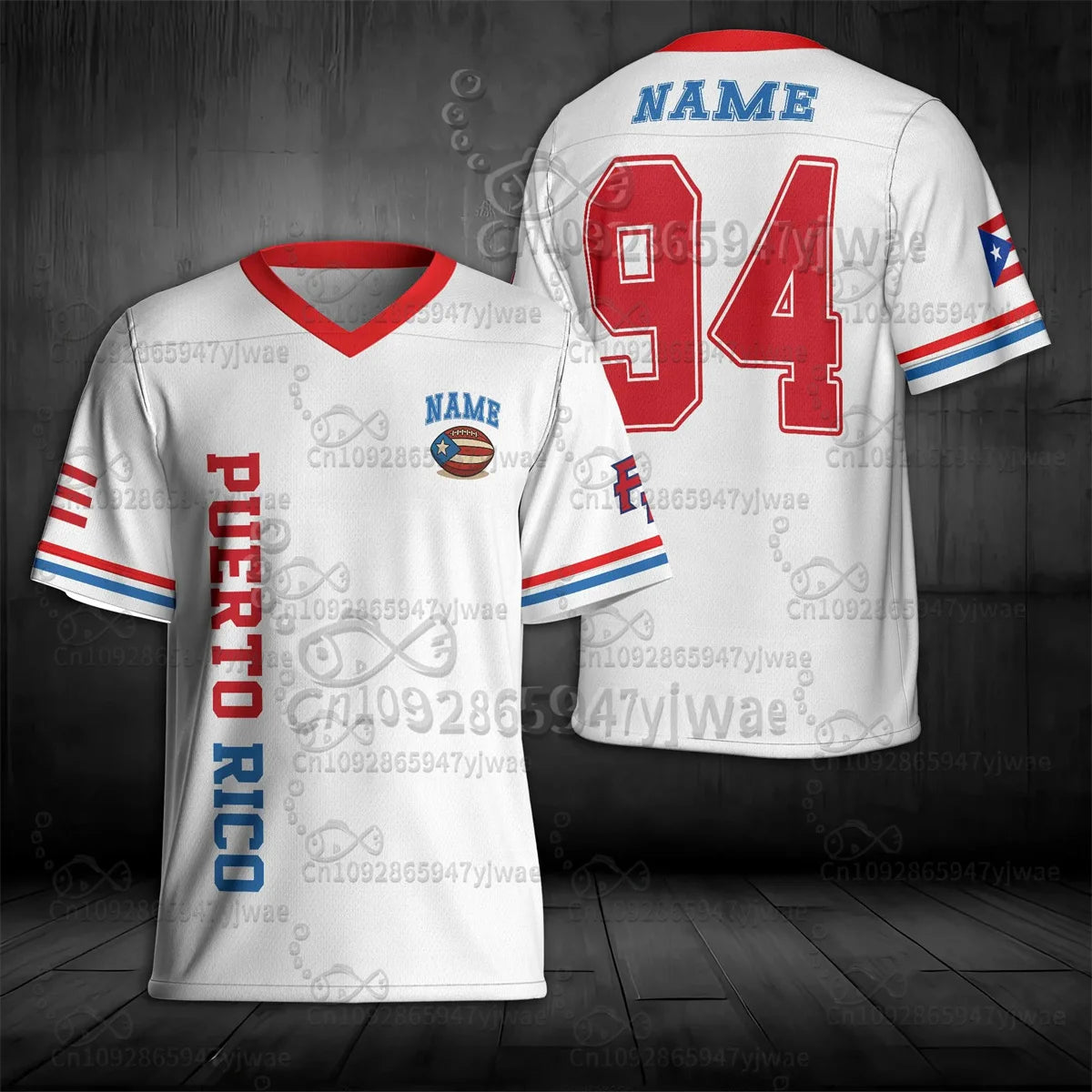 Benito Puerto Rico Rugby Jersey Benito Bowl LX Halftime 2026 Jersey Here For The Benito V-Neck Top Kid'S Parent-Child Clothing