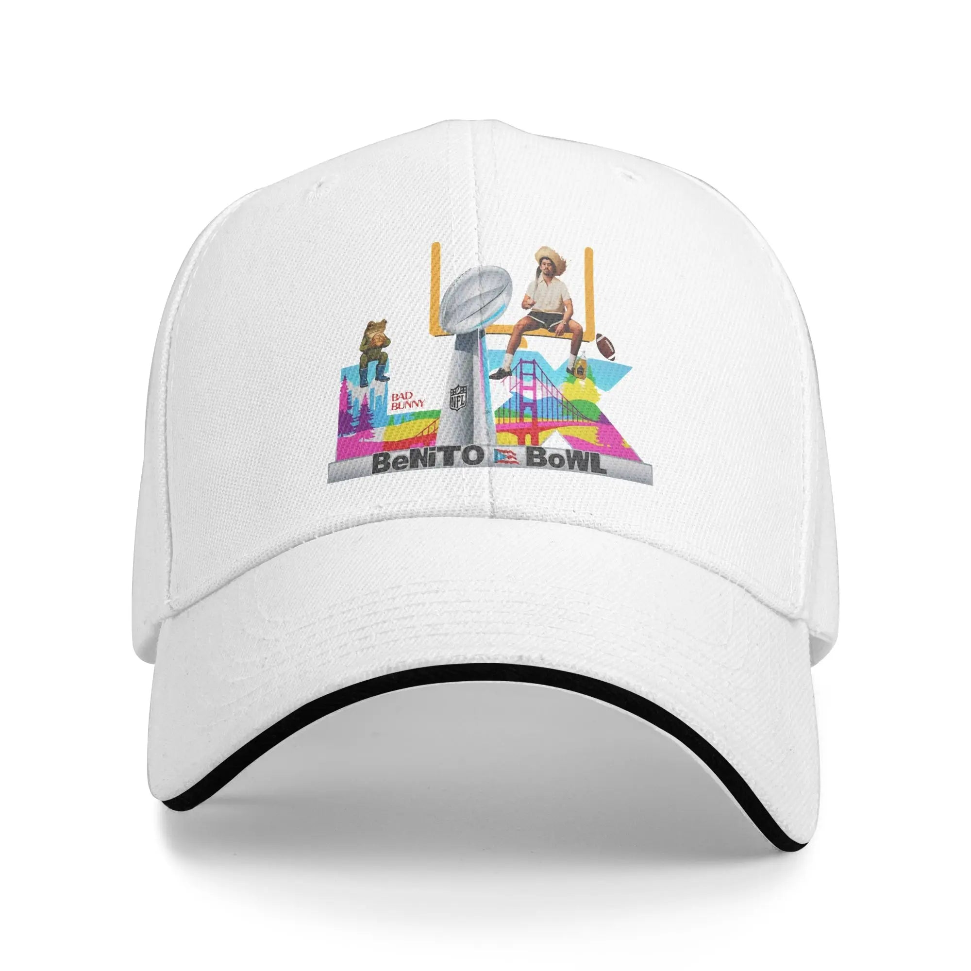 Puerto Rico Bad Bunny Debi Tirar Mas Fotos Sandwich Hat  Baseball Caps Snapback Caps Benito Bowl Sun Hat Adjustable Racing Cap