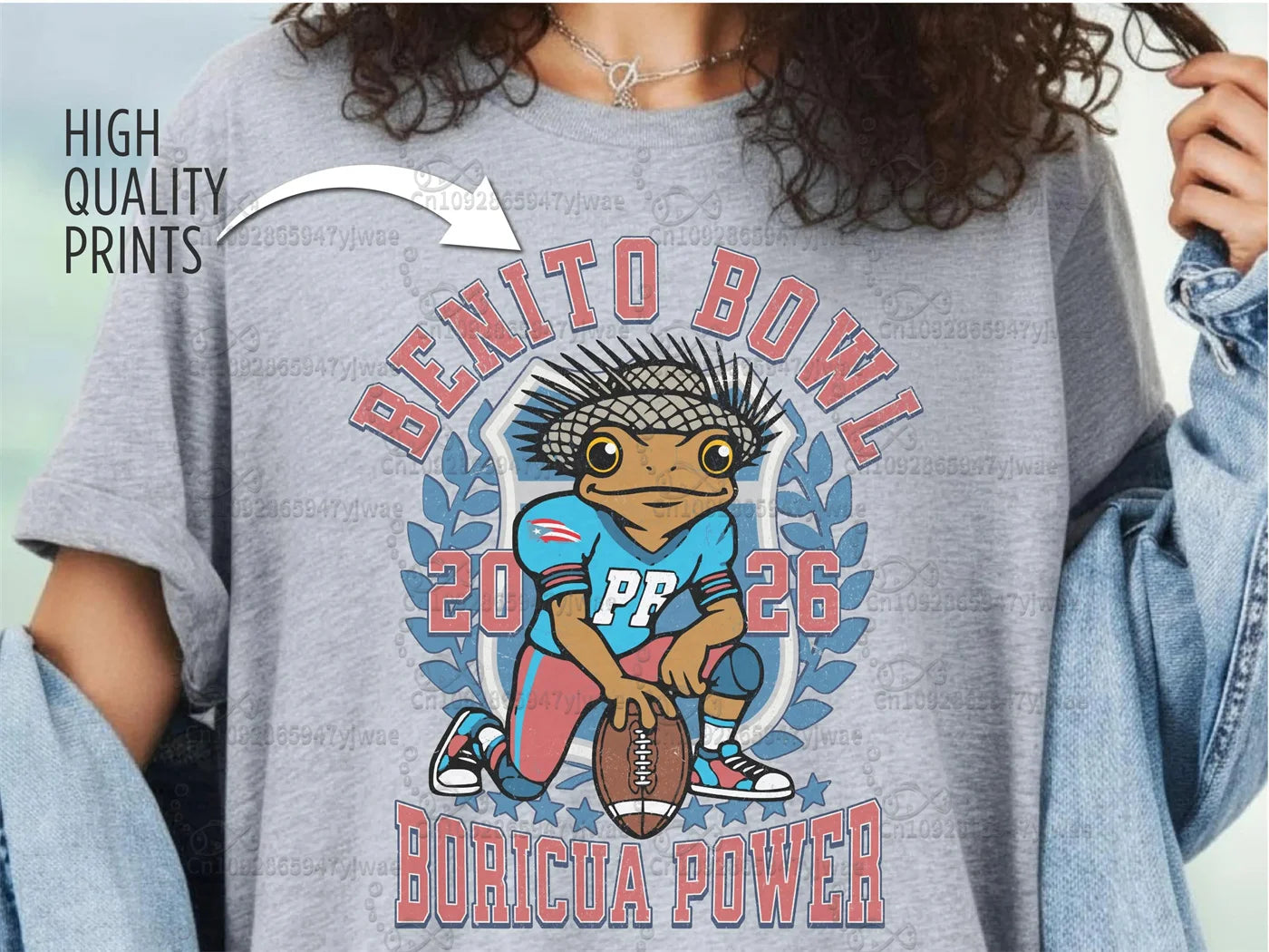 Benito Puerto Rico Rugby T-Shirt Benito Bowl Lx Halftime 2026 Tops Here For The Benito Tee Summer Men'S And Women'S T-Shirts